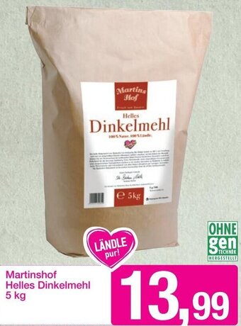 Sutterlüty Martinshof Helles Dinkelmehl 5 kg Angebot
