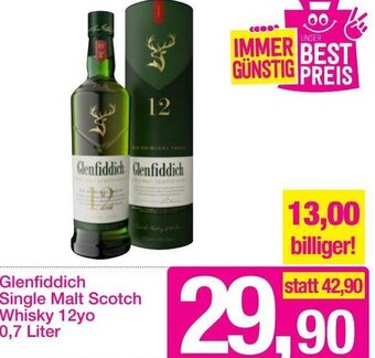 Sutterlüty Glenfiddich Single Malt Scotch Whisky 12yo 0,7 Liter Angebot