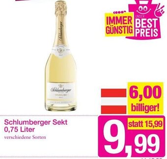 Sutterlüty Schlumberger Sekt 0,75 Liter Angebot