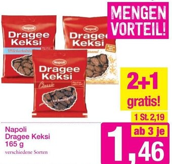 Sutterlüty Napoli Dragee Keksi 165 g Angebot