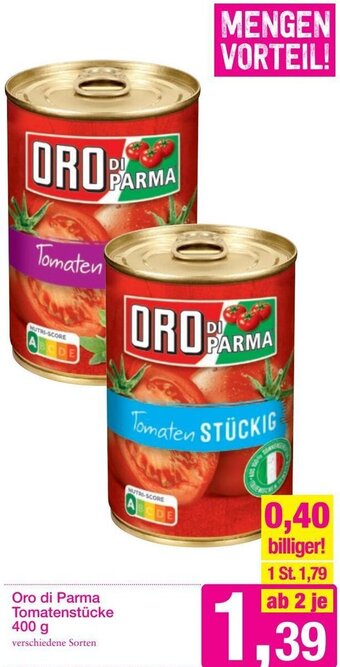 Sutterlüty Oro di Parma Tomatenstücke 400 g Angebot