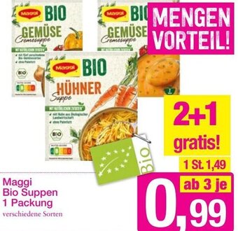 Sutterlüty Maggi Bio Suppen 1 Packung Angebot