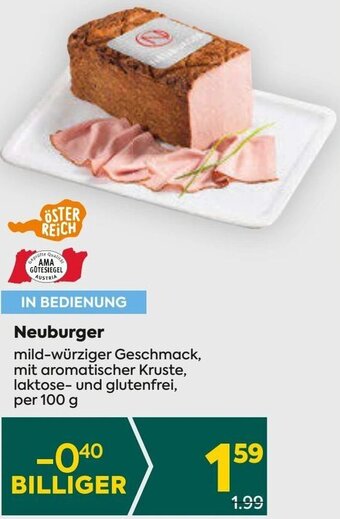 Billa Neuburger 100 g Angebot