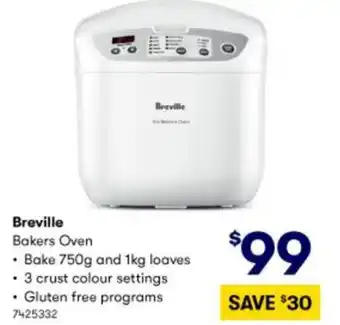 BIG W Breville Bakers Oven 7425332 offer