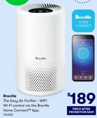 BIG W Breville The Easy Air Purifier 134680 offer