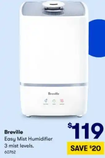 BIG W Breville Easy Mist Humidifier 60762 offer