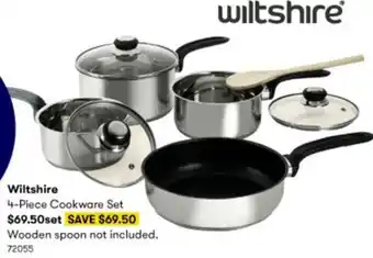 BIG W Wiltshire4-Piece Cookware Set 72055 offer