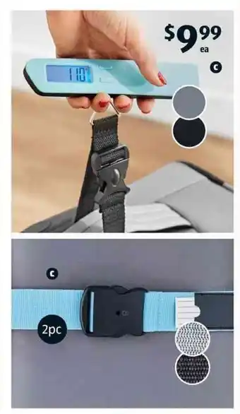 ALDI Digital Suitcase Scales or Strap 2PC Set offer