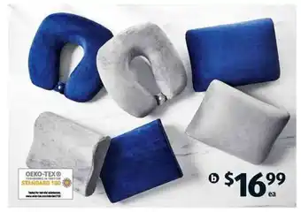 ALDI Mini memory Foam Travel Pillow Assortment 16.99 offer