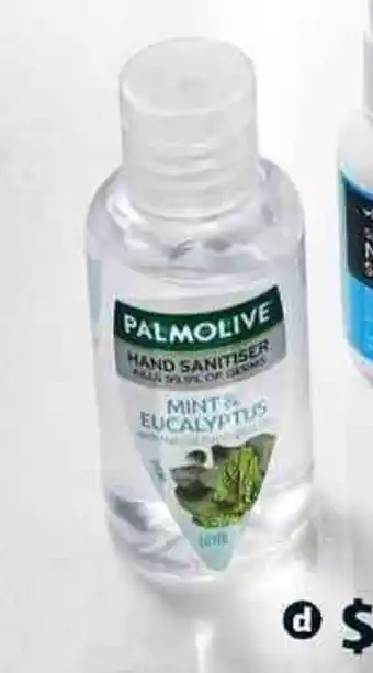 ALDI Palmolive Mint & Eucalyptus Hand Sanitizer 60ml offer