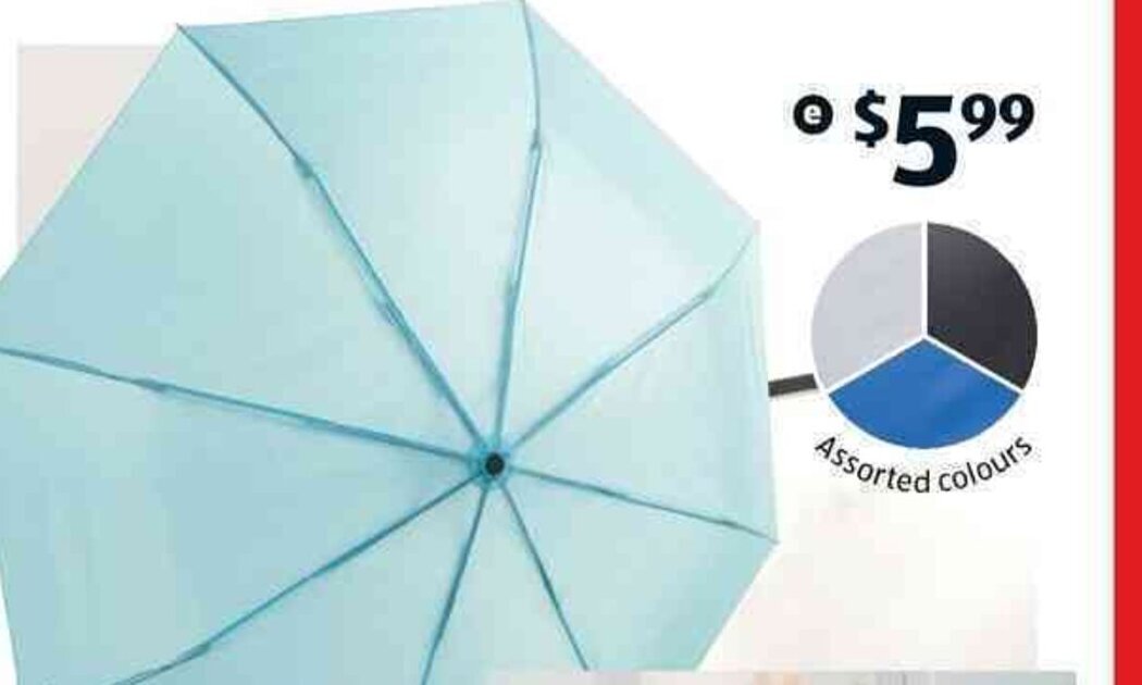 Compact Umbrella offer at ALDI