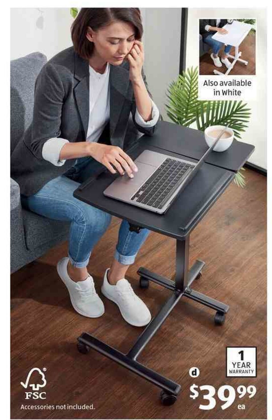 Portable Laptop Table offer at ALDI