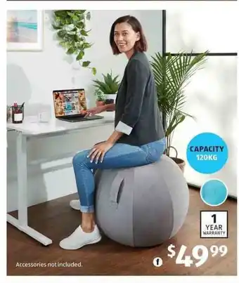 ALDI Office Ball Chair offer