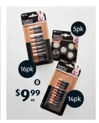 ALDI Duracell Batteries offer