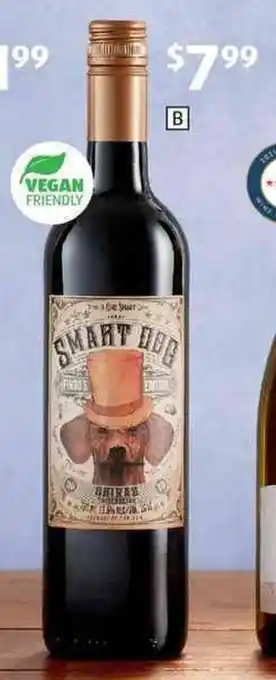 ALDI Smart Dog Portuguese Shiraz Tricanderia 2019 750ml offer