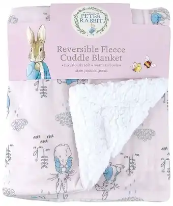 Peter Rabbit Reversible Cuddle Blanket