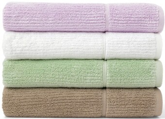 Vue Combed Cotton Ribbed Bath Towel