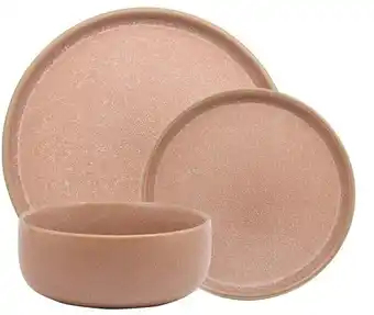 Myer Salt&Pepper 12pc Hana Dinner Set in Rose offer
