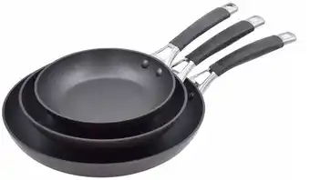 Myer The Cooks Collective Essentials Frypan Triple Pack 20, 24, 30cm offer