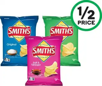 Woolworths Smithu2019s Crinkle Cut Chips 150-170g offer