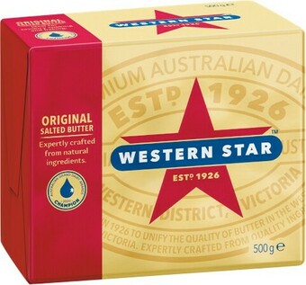 Woolworths Western Star Butter Block 500g u2013 From the Fridge offer