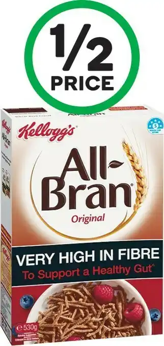 Woolworths Kelloggu2019s All-Bran Original 530g offer