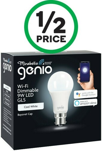 Mirabella Genio Smart LED Globe BC Pk 1