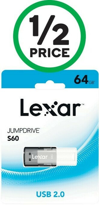 Woolworths Lexar USB 2.0 S60 64GB offer