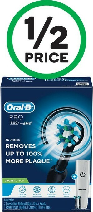 Woolworths Oral-B Pro 800 Electric Toothbrush Pk 1 offer