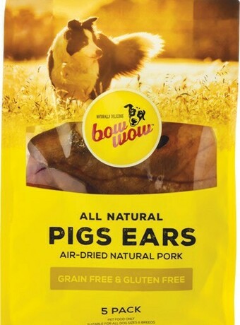 Woolworths Bow Wow Pigs Ears Pk 5 offer