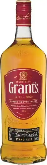 Woolworths Grantu2019s Scotch Whisky 1 Litre offer