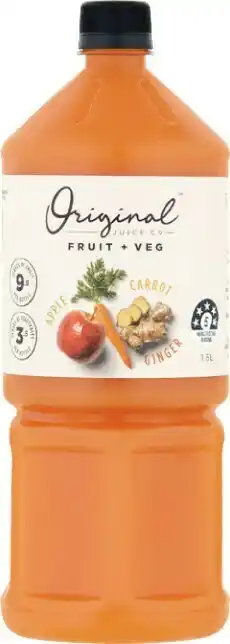 Woolworths Original Juice Co Fruit & Vegetable 1.5 Litre u2013 From the Fridge offer
