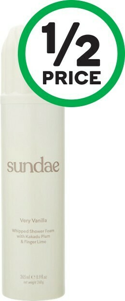 Woolworths Sundae Whipped Shower Foam 265ml offer