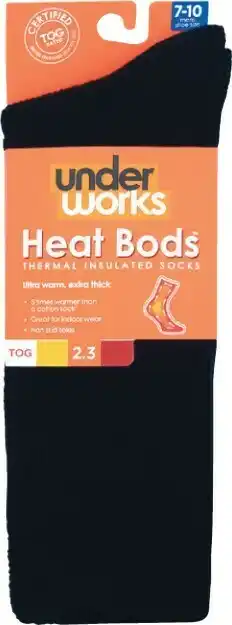 Woolworths Underworks Menu2019s Heat Bods Socks offer