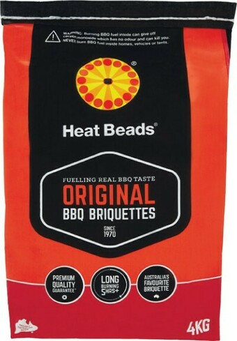 Woolworths Heat Beads BBQ Briquettes 4 kg offer