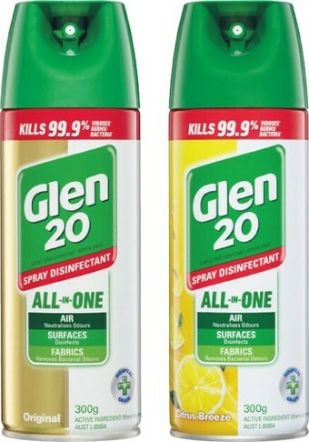 Woolworths Glen 20 Disinfectant Spray 300g offer
