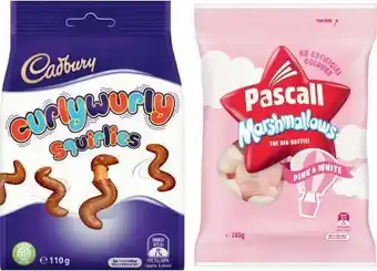 Coles Pascall or Sour Patch Bag 160g-350g, Cadbury or Europe Bitesize 110g-135g offer