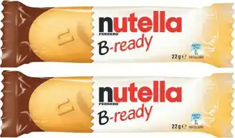 Coles Nutella B-ready Single Bar Biscuits 22g offer
