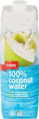 Coles Coles Coconut Water 1 Litre offer