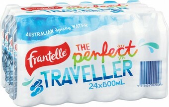 Frantelle Natural Spring Water 24x600mL
