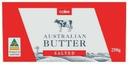 Coles Coles Butter Pat 250g offer