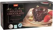 Coles Coles Frozen Belgian Chocolate Lava Cakes 2 Pack 180g offer