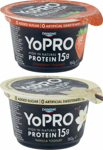 Coles Danone YoPRO Yoghurt 160g offer