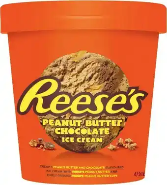Coles Reeseu2019s or Hersheyu2019s Tub 473mL, Sticks, Cones or Round Sandwich 3 Pack-4 Pack offer
