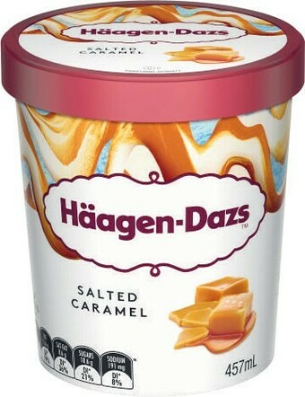 Coles Häagen-Dazs Ice Cream Tub 457mL offer