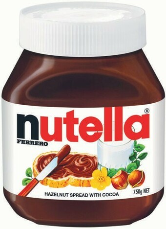 Coles Nutella Hazelnut Spread 750g offer