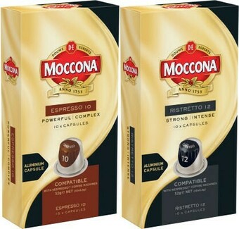 Coles Moccona Nespresso Compatible Coffee Capsules 10 Pack offer