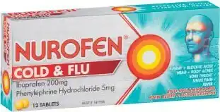 Coles Nurofen Cold & Flu Tablets 12 Pack offer