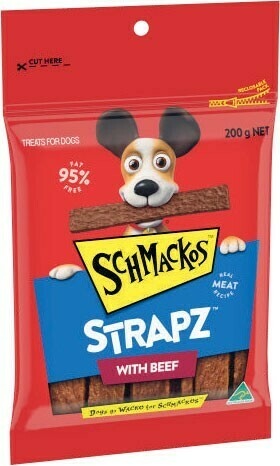 Coles Schmackos Dog Treats 200g offer
