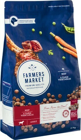 Coles Farmers Market Dry Dog Food 2.7kg offer